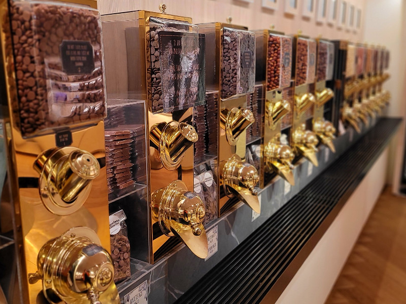 Chocolade in de winkel