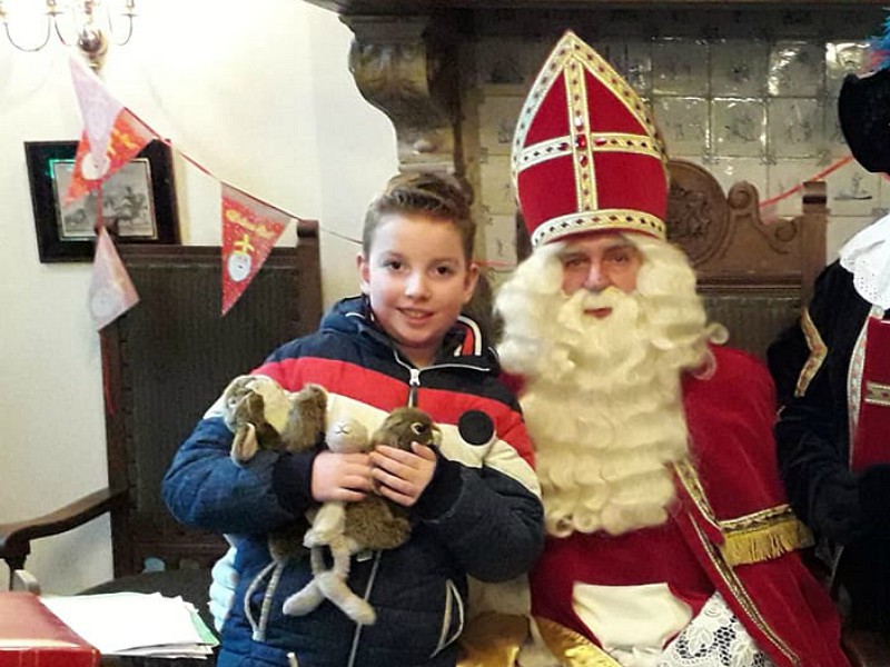 Nick op bezoek bij Sinterklaas