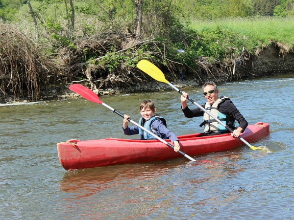 Lekker spelen in de rivier l'Homme