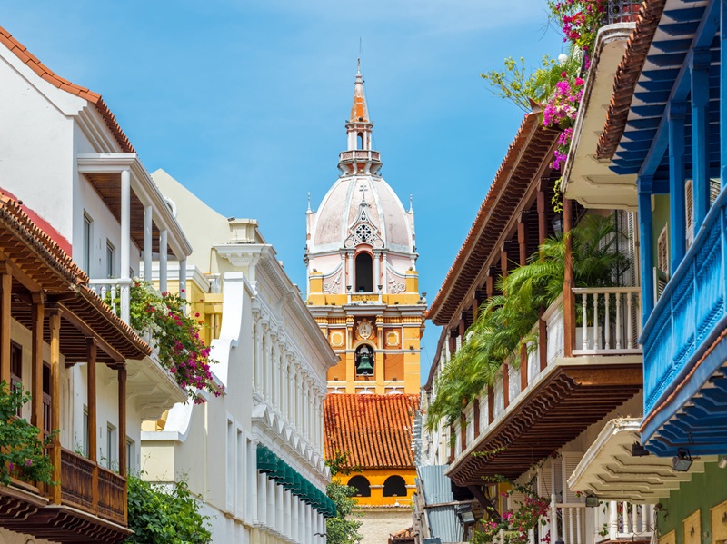 Huizen in Cartagena in Colombia