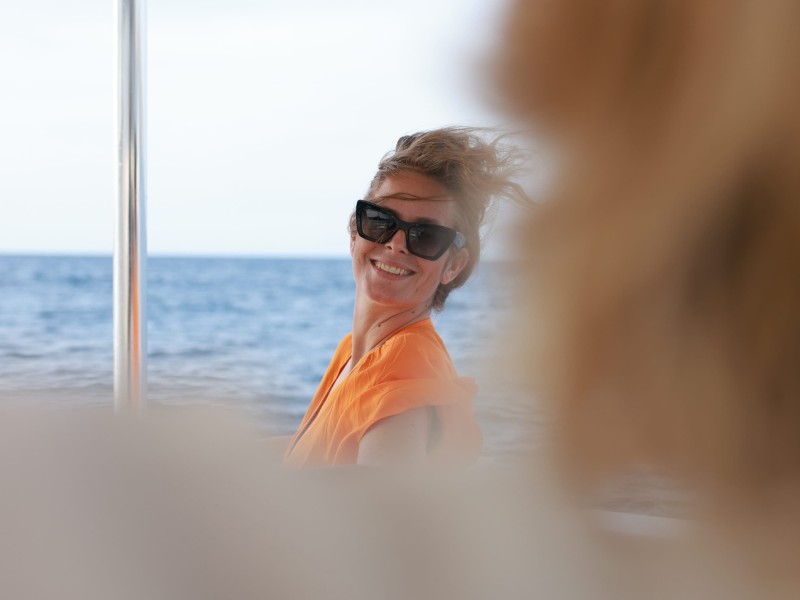 Happy on board