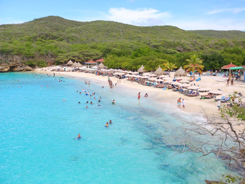 Strand Grote Knip op Curaçao
