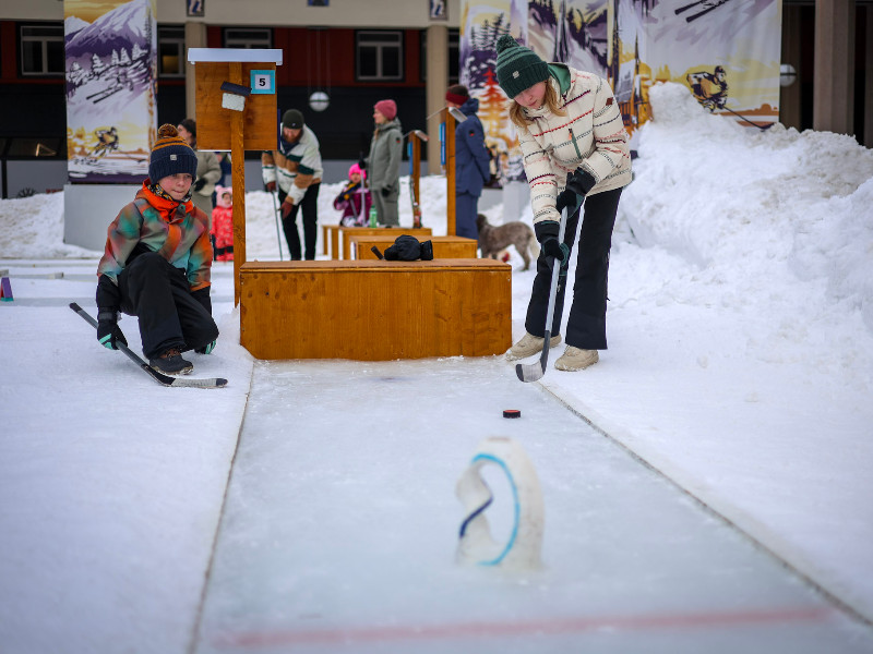 Leuk spel, iceminigolf!