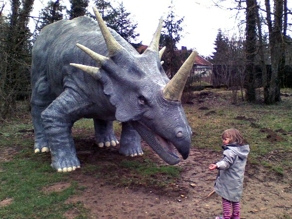 Bij de Dino-Zoo in Charbonnières-les-Sapins