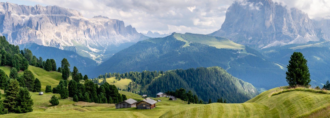 Uitzicht over het Italiaanse Val Gardena