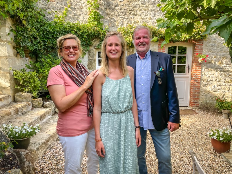 De eigenaren van Domaine de la Porte