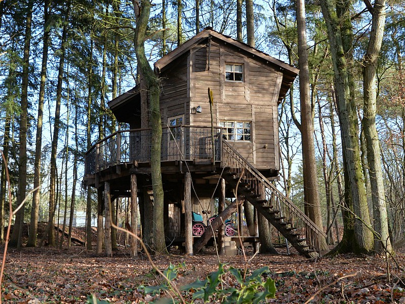 Uniek overnachten in deze prachtige boomhut