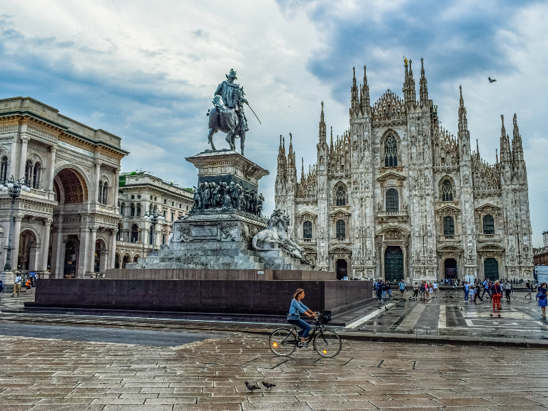 De prachtige Duomo kathedraal in Milaan