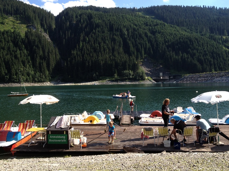 Stuwmeer Durlassboden in Gerlos Tirol