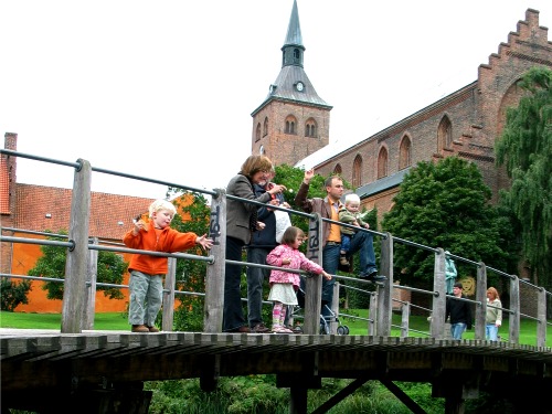 Eendjes voeren in Odense