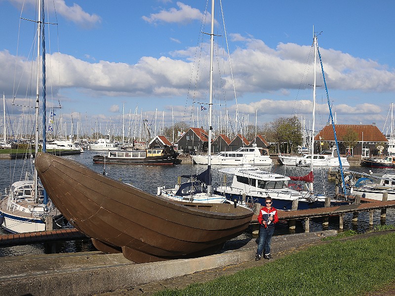 De haven van Hindeloopen