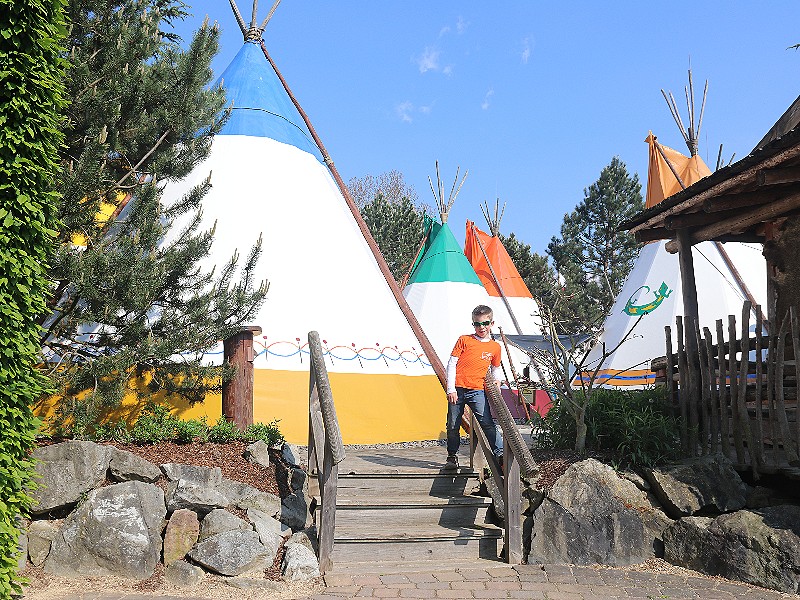 Volgende keer wil ik in een tipi, mama! Ja ja....