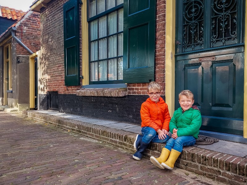 Even chillen op het stoepje