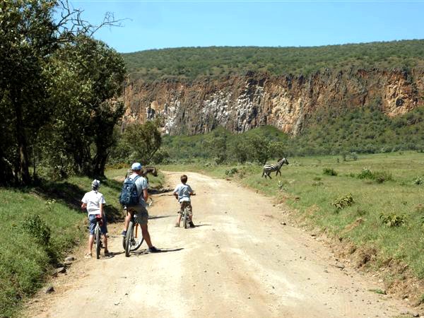 Fiets safari in Kenia