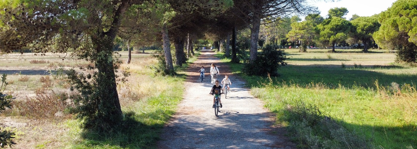 Op de fiets! Een ideale manier om de omgeving van Bibione te ontdekken.