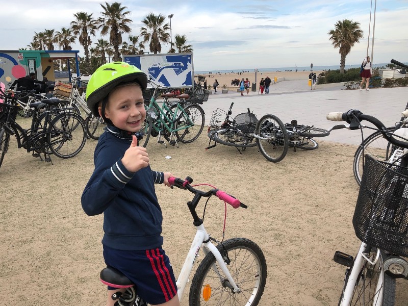 Op de fiets door de tuinen van Turia