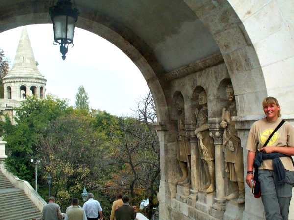 That's me, bij het Fishermen's Bastion in Boeda