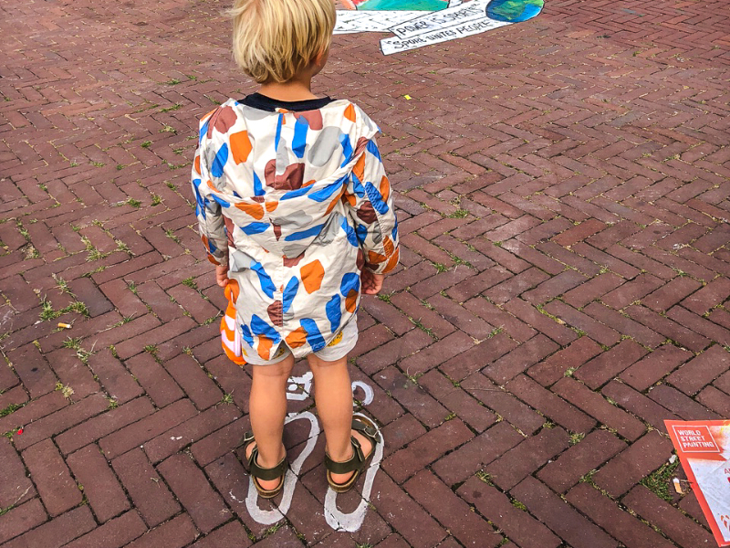 Gave streetart wandeling door de stad Arnhem met kids