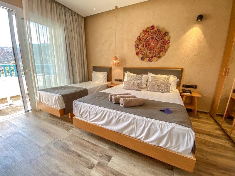 Een standaardkamer op Fodele Beach