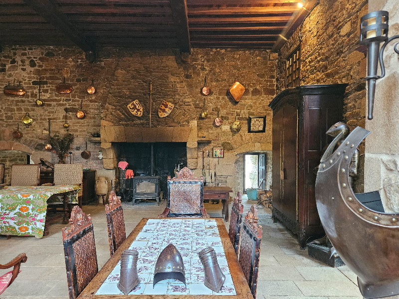 Het interieur van Fort la Latte