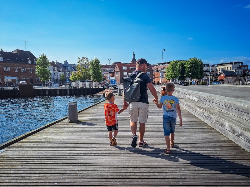 Wandelen langs de haven van Svendborg