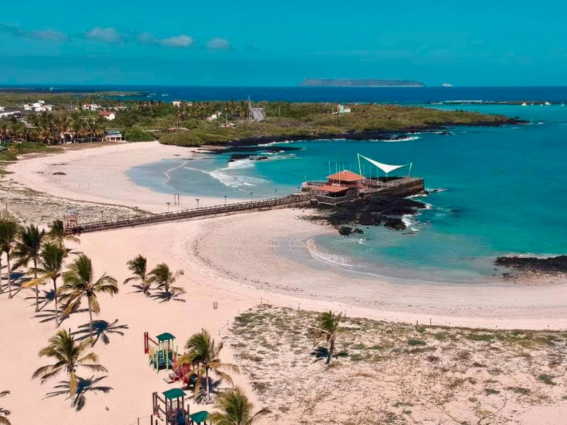 Strand op Isla Isabela