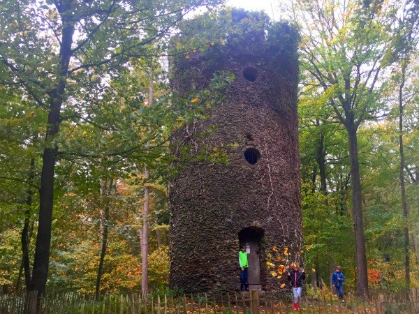 De Geuzentoren in het Muziekbos in Oost-Vlaanderen