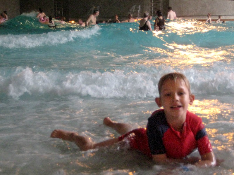 Tycho in het Aquadome van Lalandia Billund