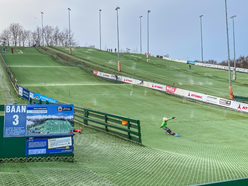 Baan 3 en enkele andere banen op Wolfskamer Wintersport