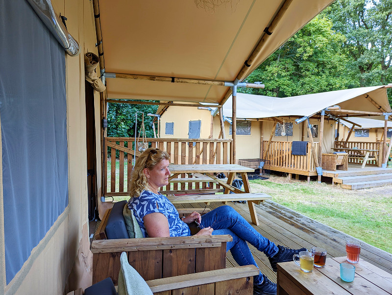 Luxe tenten bij Landal Gooise Heide