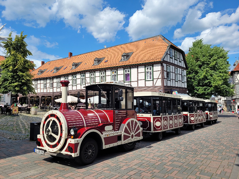 Het toeristentreintje in Goslar