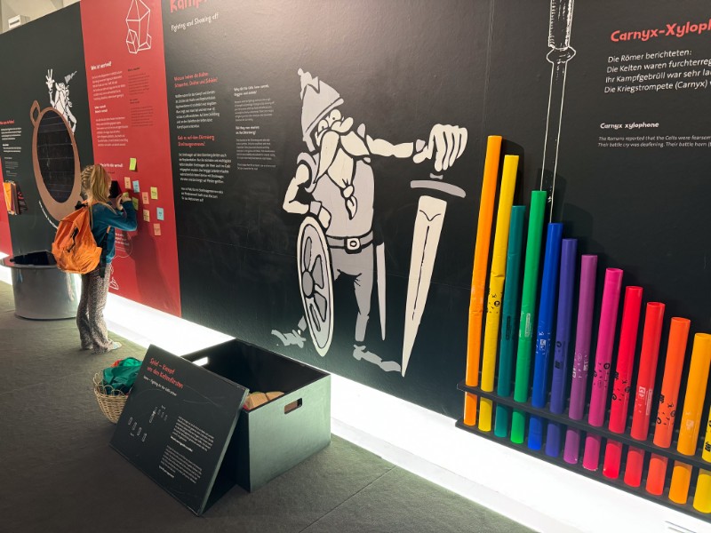In het Keltenmuseum van Hallein