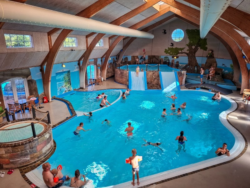 Het zwembad van Hasmark strand Camping