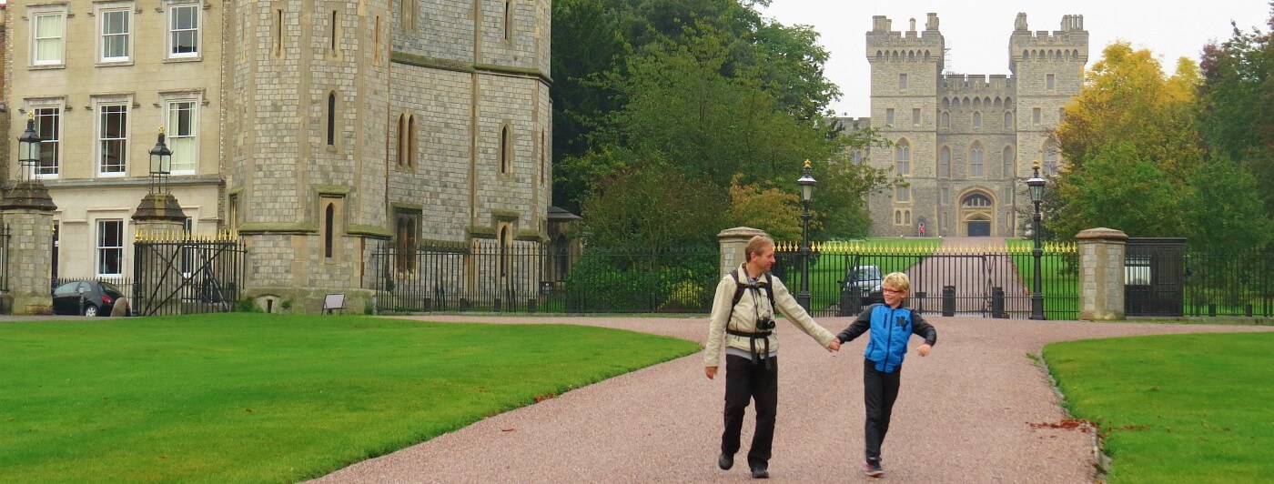 Patrick en Zeb bij Winsor Castle