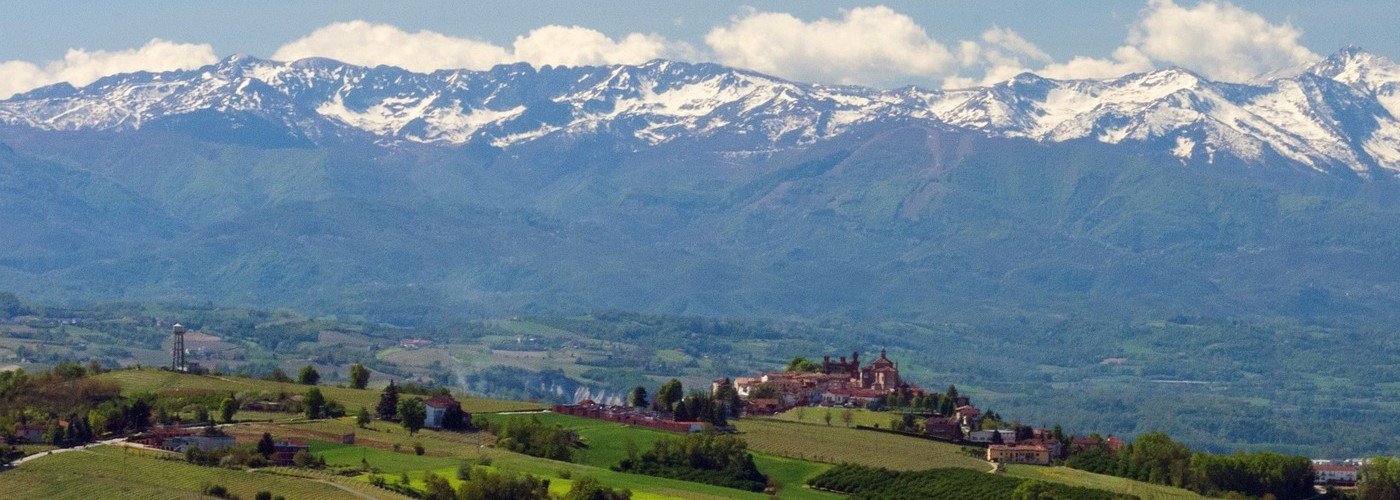 Piemonte, aan de voet van de Alpen
