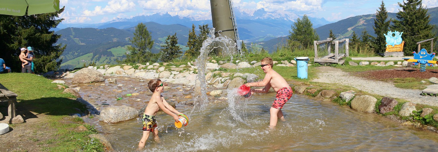 Waterpret in het Salzburgerland