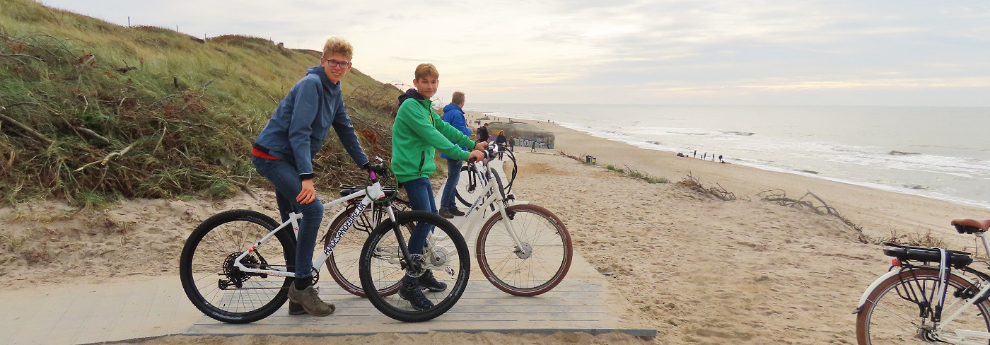 Op de fiets naar het strand van Sondervig