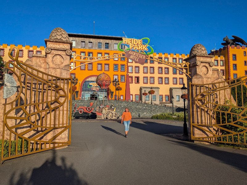 Sabine bij het Heide-Park hotel