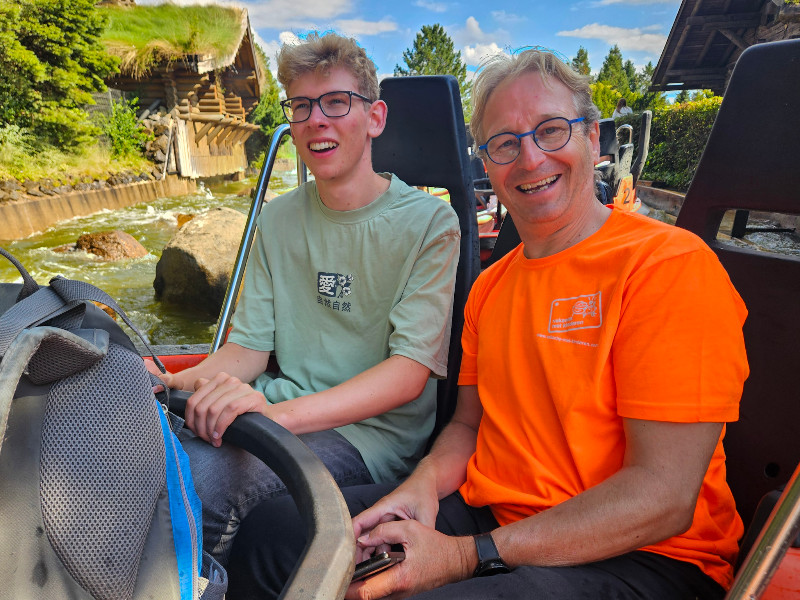 Heide-Park Mountain-rafting, altijd leuk