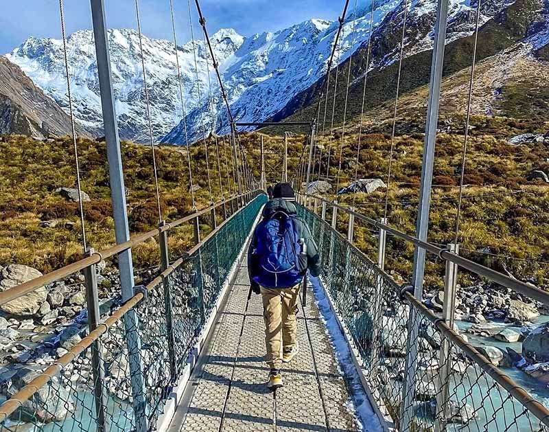 De Hooker Valley Track van Nieuw-Zeeland