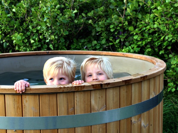 Heerlijk in de hottub