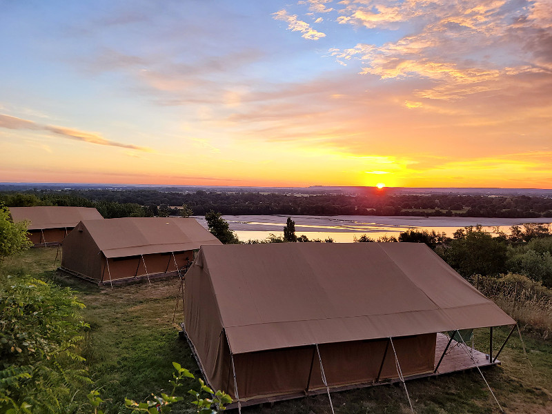 Zonsopkomst Huttopia Saumur