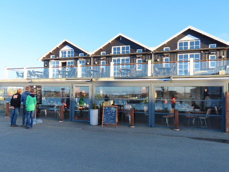 We kiezen dit restaurant in Hvide Sande voor lunch