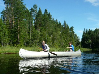 kanoën in Zweden