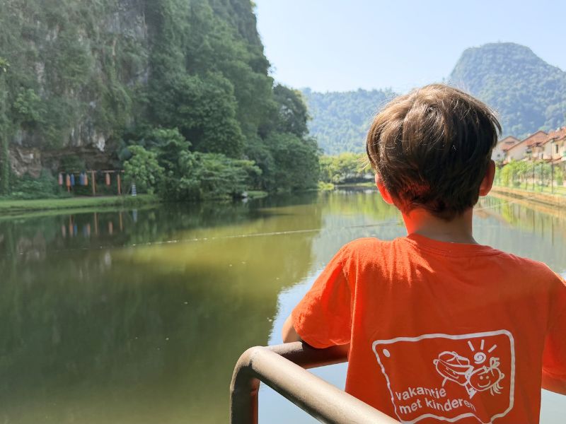 Uitzicht vanuit de floating villa in Sunway Lost World of Tambun