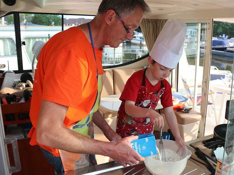 Mmmm, jammie, lekker pannenkoeken bakken!