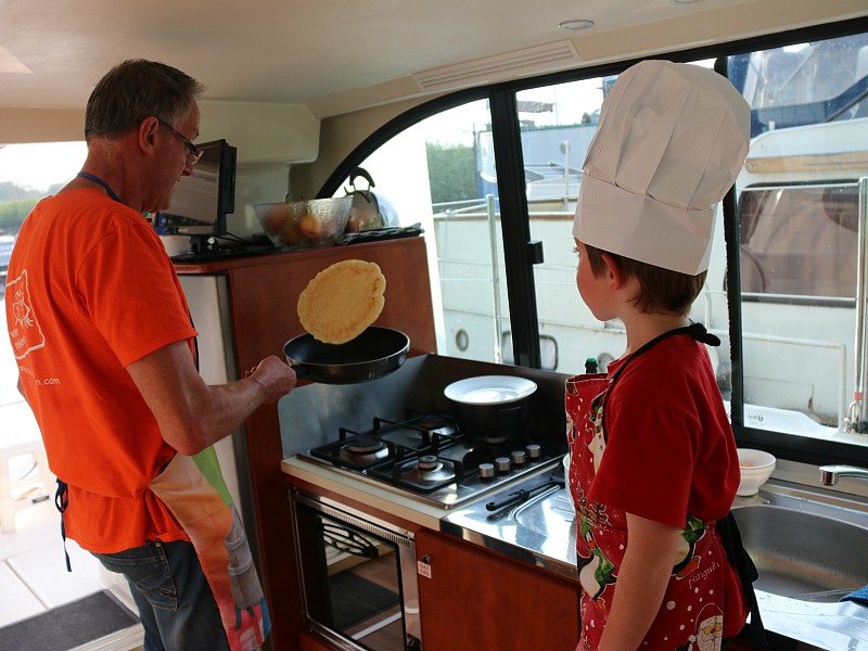 Niet laten vallen hè papa?!