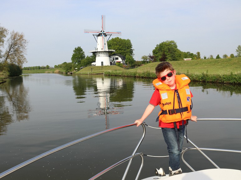De meest gefotografeerde molen aan de Linge moesten wíj natuurlijk óók vastleggen!