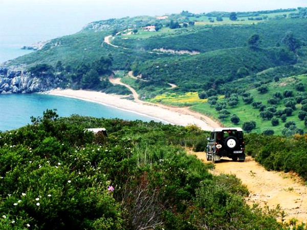 Op jeepsafari op Sithonia, Chalkidiki