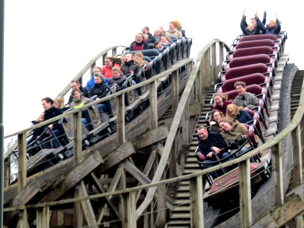 Joris en de draak achtbaan in de Efteling, Noord-Brabant